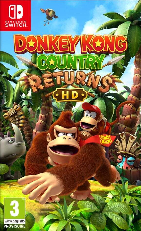 jaquette du jeu vidéo Donkey Kong Country Returns HD