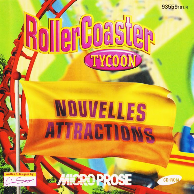 jaquette du jeu vidéo RollerCoaster Tycoon : Nouvelles Attractions