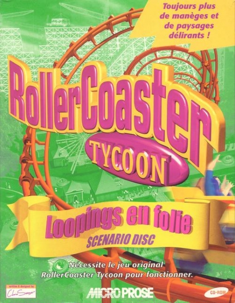 jaquette du jeu vidéo RollerCoaster Tycoon : Loopings en Folie