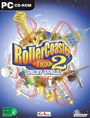 jaquette du jeu vidéo RollerCoaster Tycoon 2: Wacky Worlds