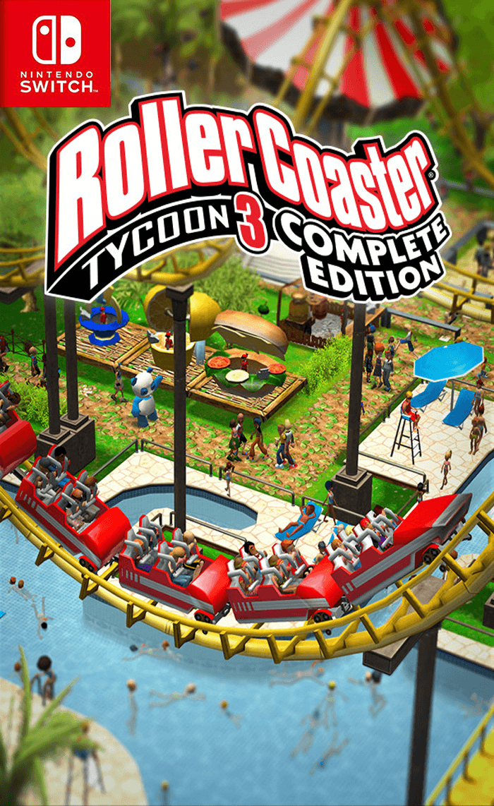 jaquette du jeu vidéo RollerCoaster Tycoon 3 : Deluxe Edition