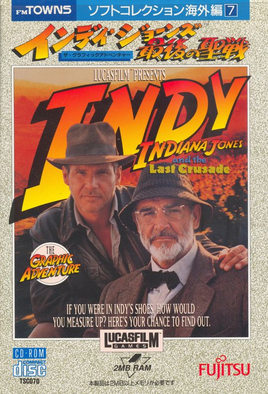 jaquette du jeu vidéo Indiana Jones et La Dernière Croisade