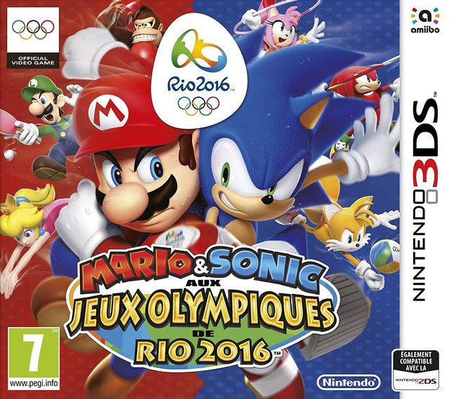 jaquette du jeu vidéo Mario & Sonic aux Jeux Olympiques de Rio 2016