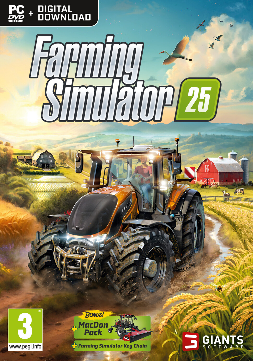 jaquette du jeu vidéo Farming Simulator 25