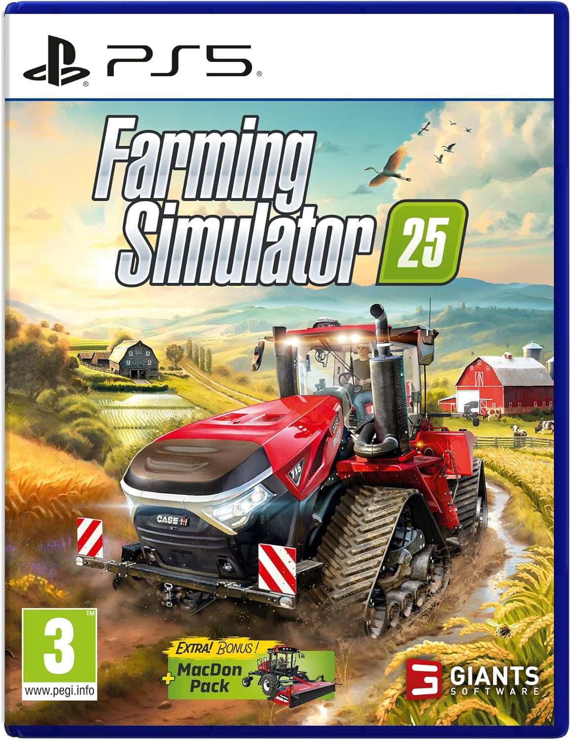 jaquette du jeu vidéo Farming Simulator 25