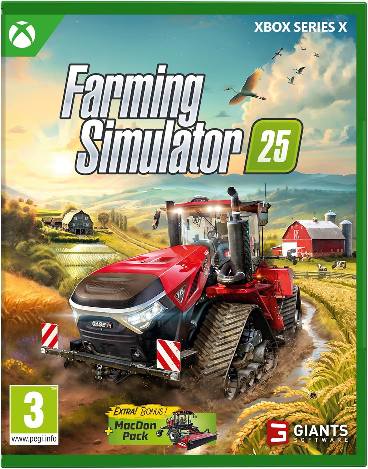 jaquette du jeu vidéo Farming Simulator 25