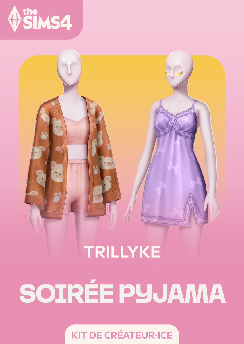 jaquette du jeu vidéo Les Sims 4 Kit Soirée Pyjama