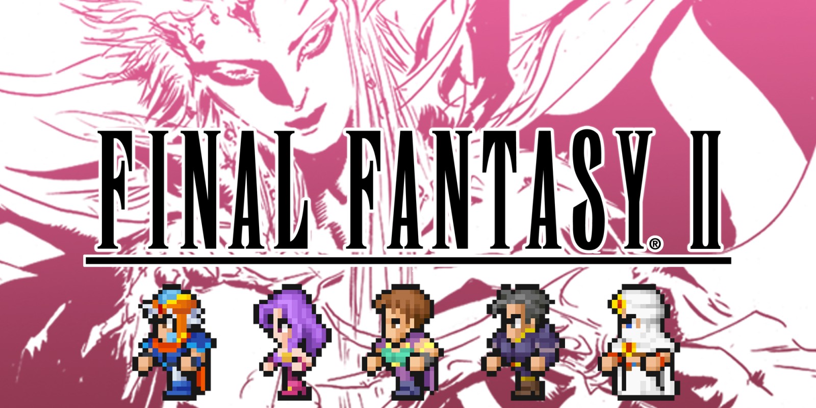 jaquette du jeu vidéo Final Fantasy II Pixel Remaster