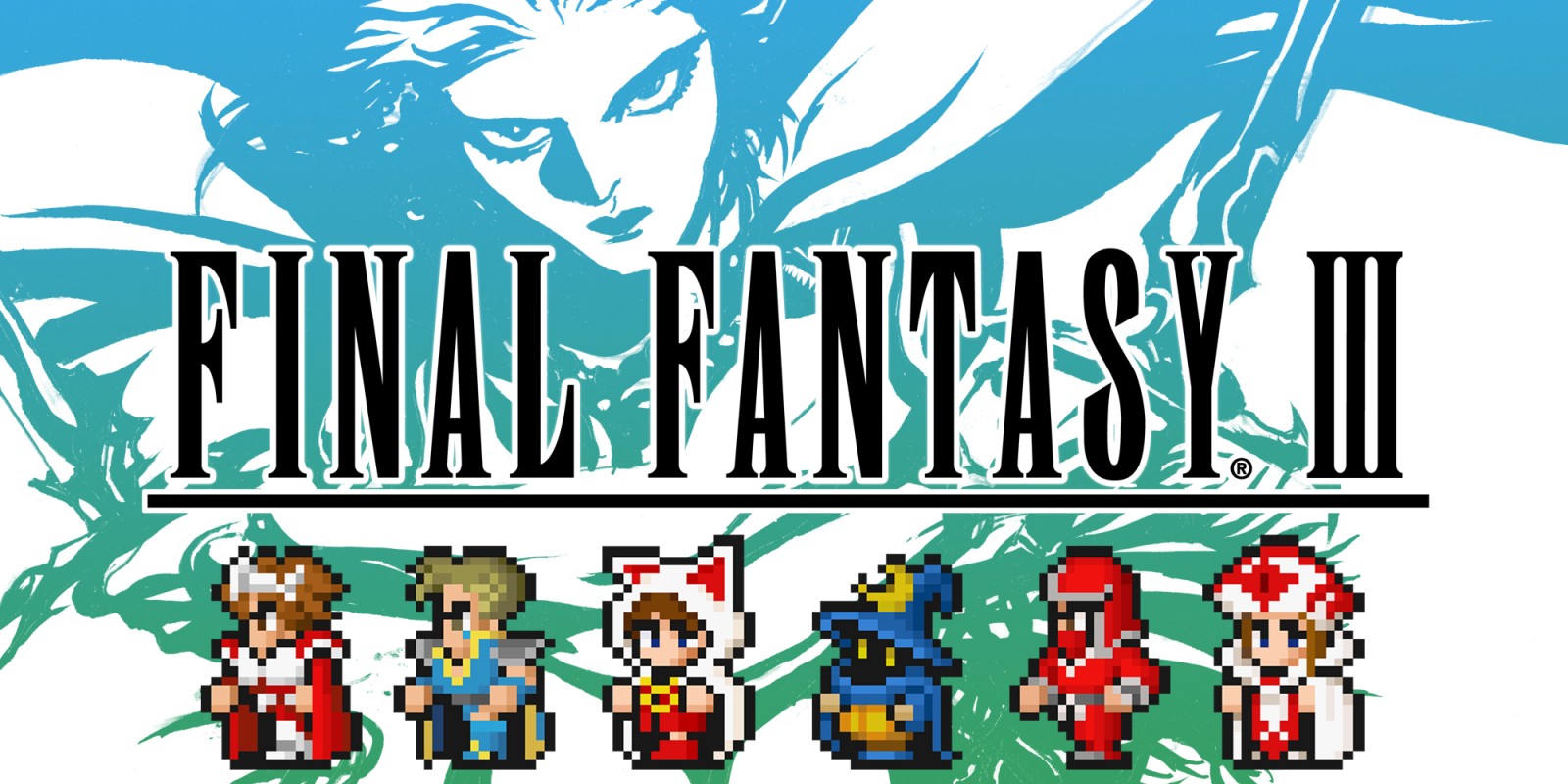 jaquette du jeu vidéo Final Fantasy III Pixel Remaster