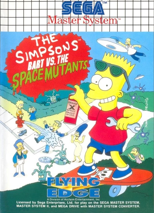 jaquette du jeu vidéo The Simpons: Bart vs The Space Mutants