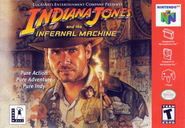 jaquette du jeu vidéo Indiana Jones et la Machine infernale