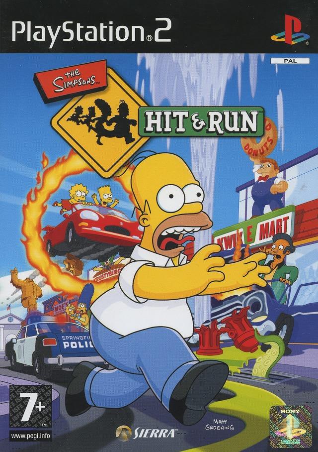 jaquette du jeu vidéo The Simpsons: Hit & Run