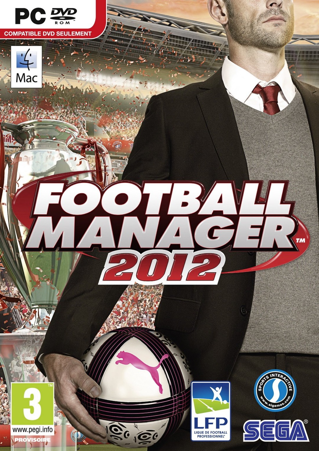 jaquette du jeu vidéo Football Manager 2012
