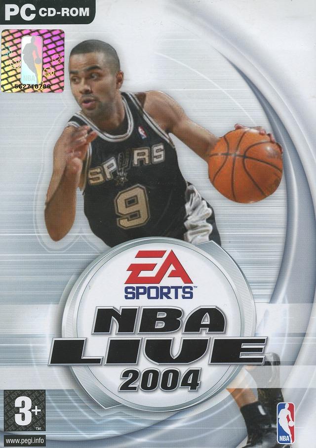 jaquette du jeu vidéo NBA Live 2004
