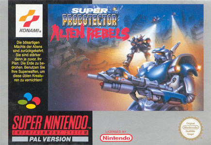 jaquette du jeu vidéo Super Probotector : Alien Rebels