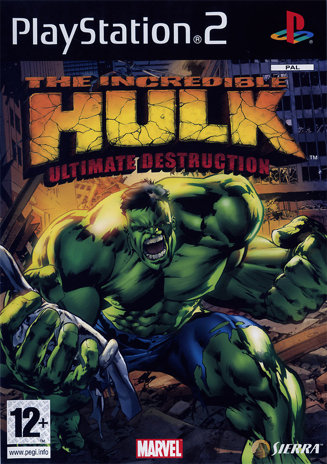 jaquette du jeu vidéo The Incredible Hulk : Ultimate Destruction