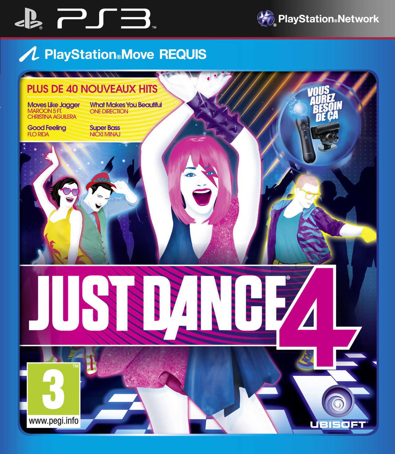 jaquette du jeu vidéo Just Dance 4