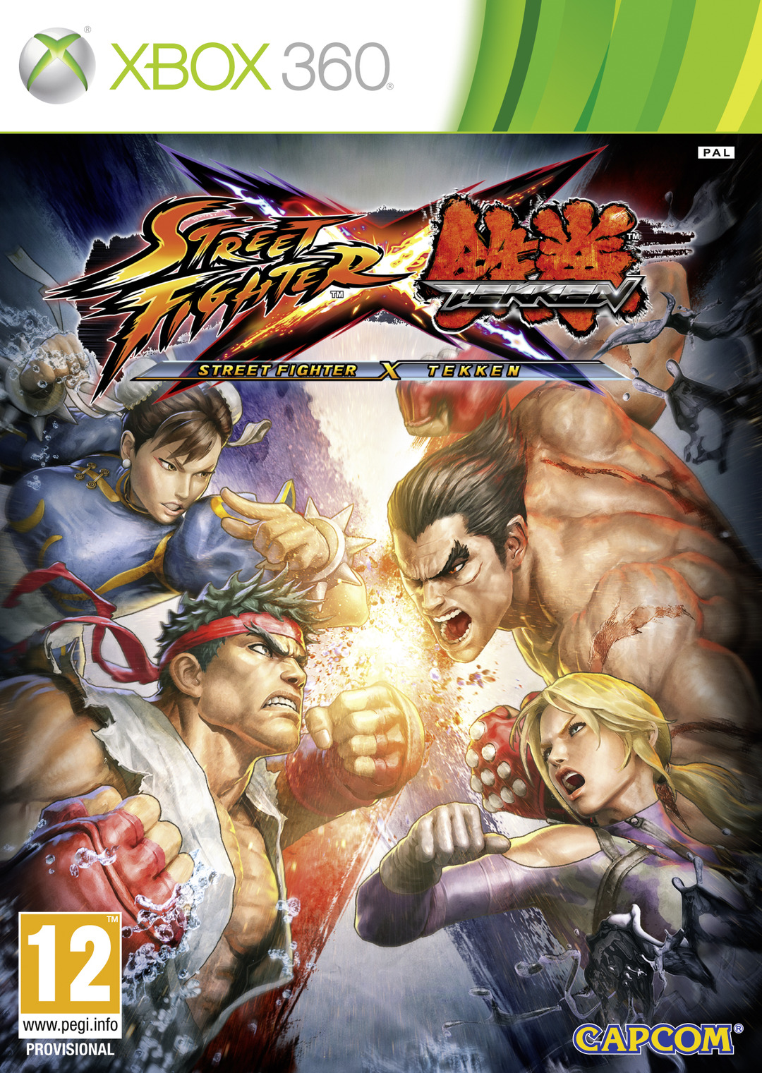 jaquette du jeu vidéo Street Fighter X Tekken