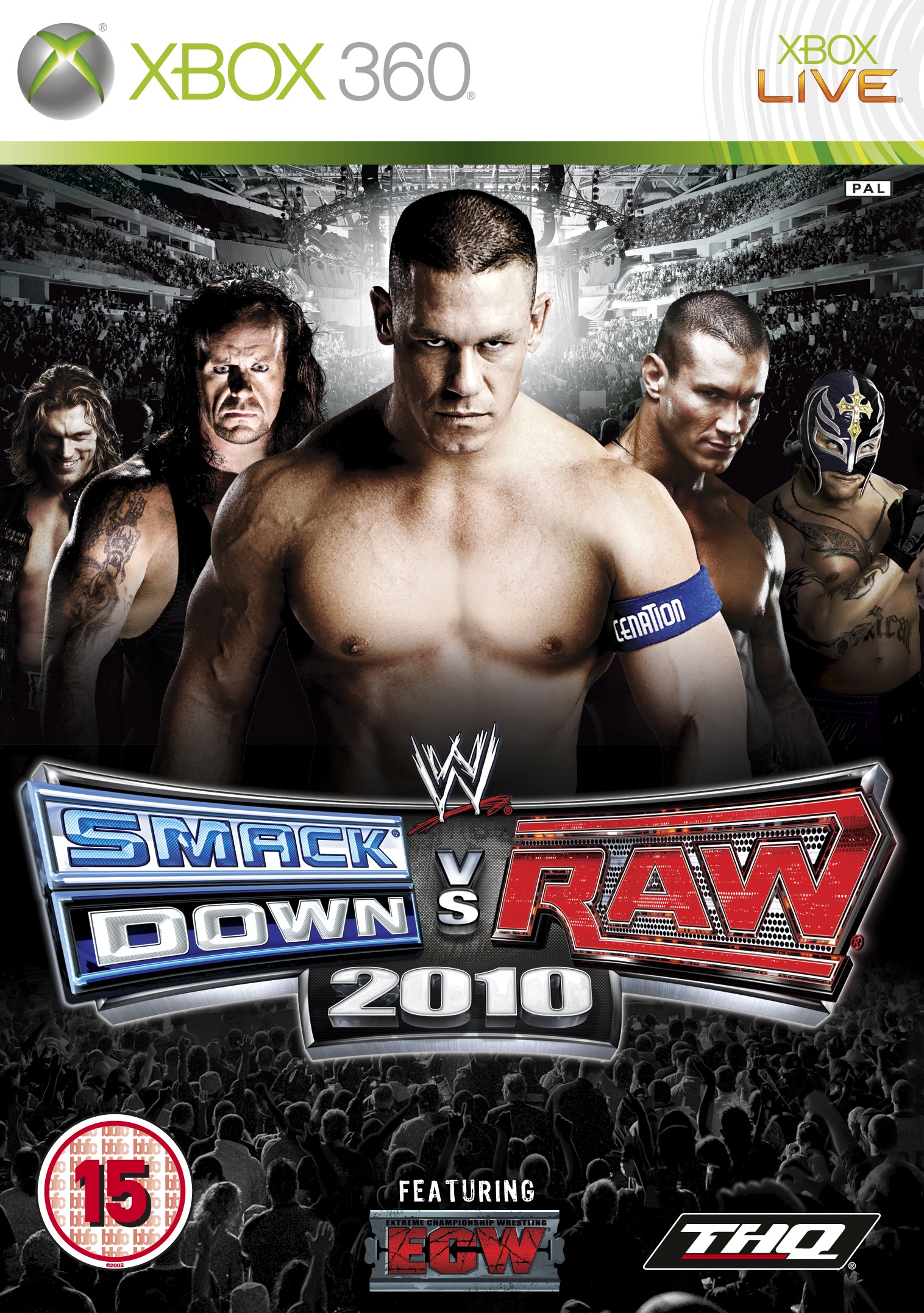 jaquette du jeu vidéo WWE Smackdown vs Raw 2010