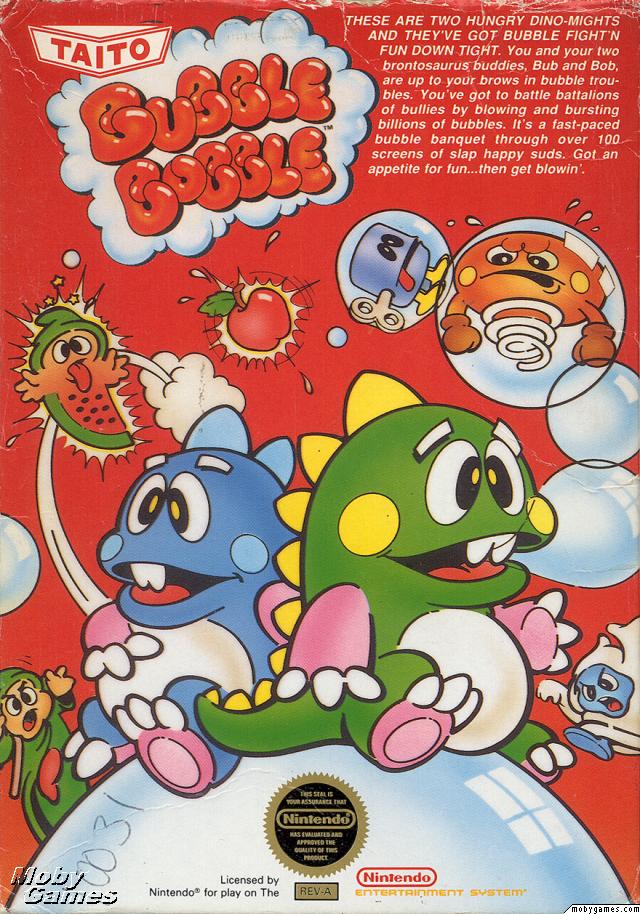 jaquette du jeu vidéo Bubble Bobble