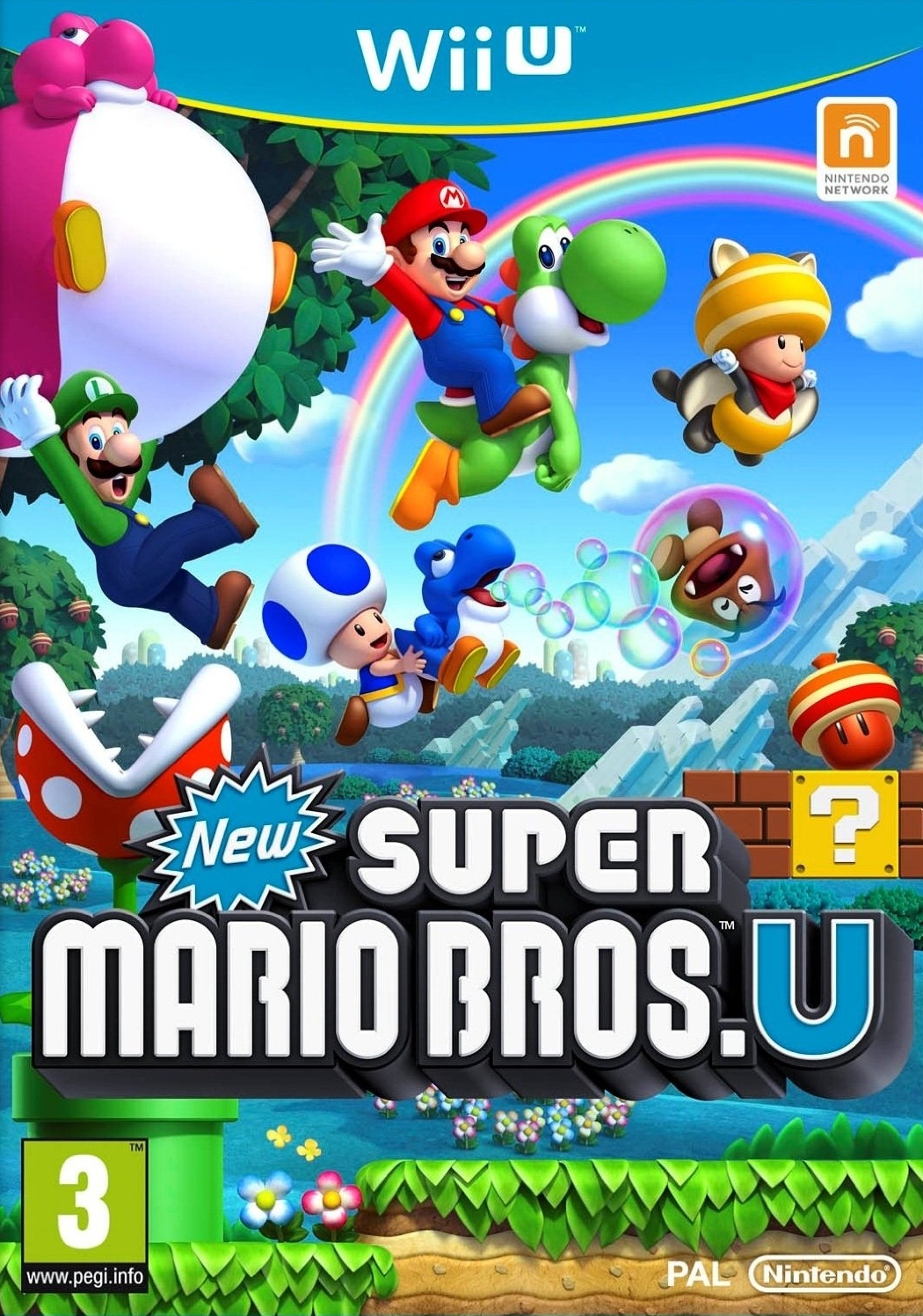 jaquette du jeu vidéo New Super Mario Bros. U
