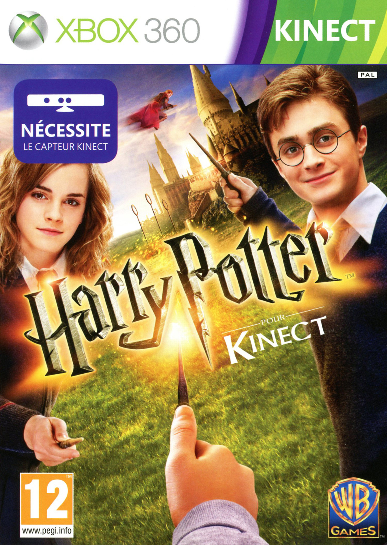 jaquette du jeu vidéo Harry Potter for Kinect