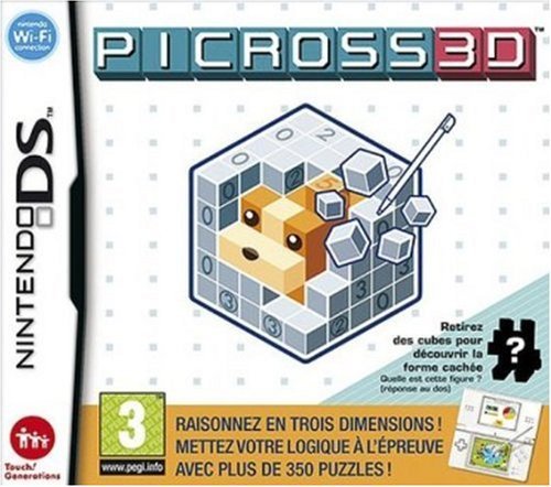 jaquette du jeu vidéo Picross 3D