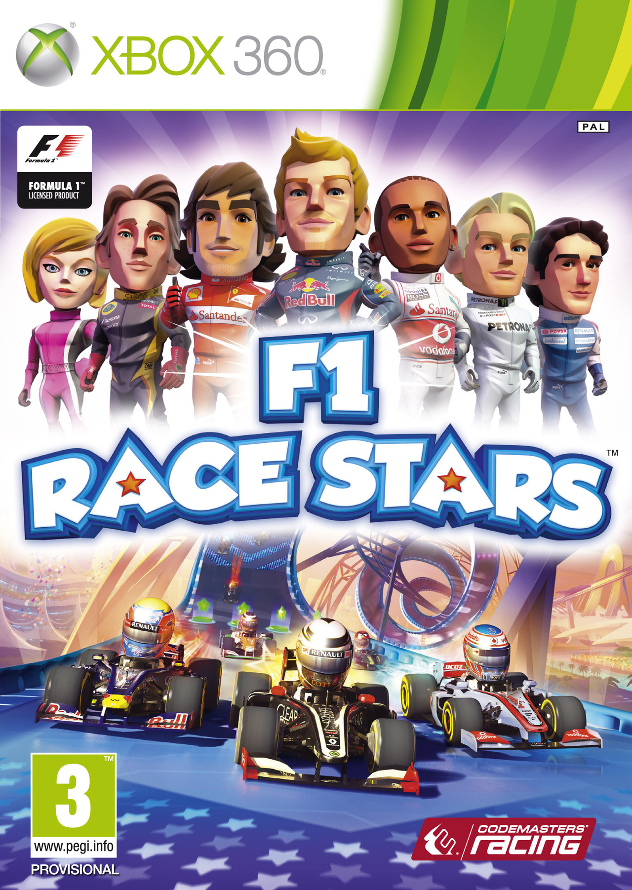 jaquette du jeu vidéo F1 Race Stars