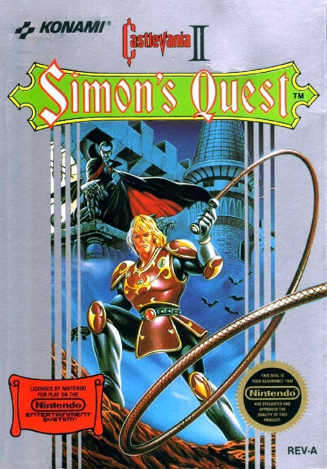 jaquette du jeu vidéo Castlevania II : Simon's Quest