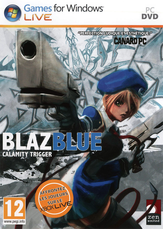 jaquette du jeu vidéo BlazBlue : Calamity Trigger