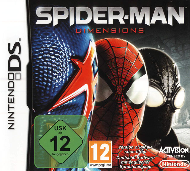 jaquette du jeu vidéo Spider-Man Dimensions