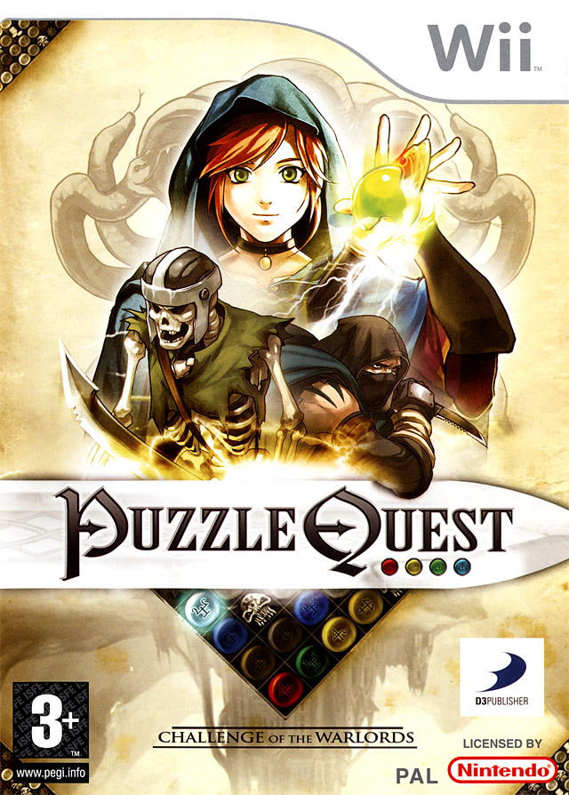 jaquette du jeu vidéo Puzzle Quest: Challenge Of The Warlords
