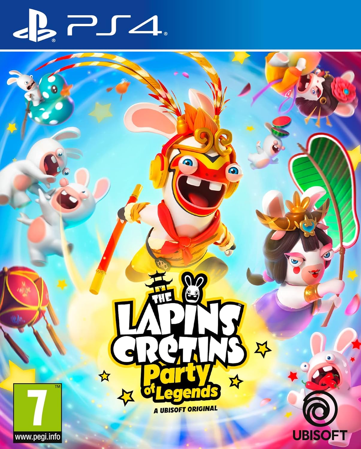 jaquette du jeu vidéo The Lapins Crétins : Party of Legends