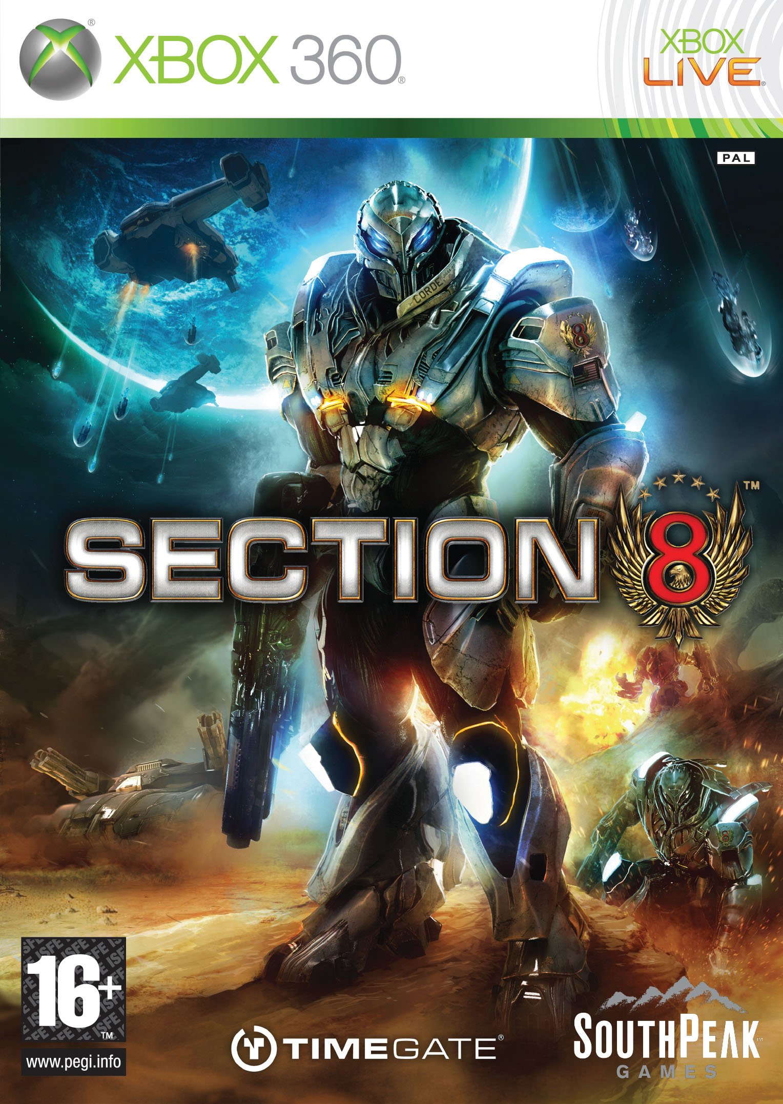 jaquette du jeu vidéo Section 8