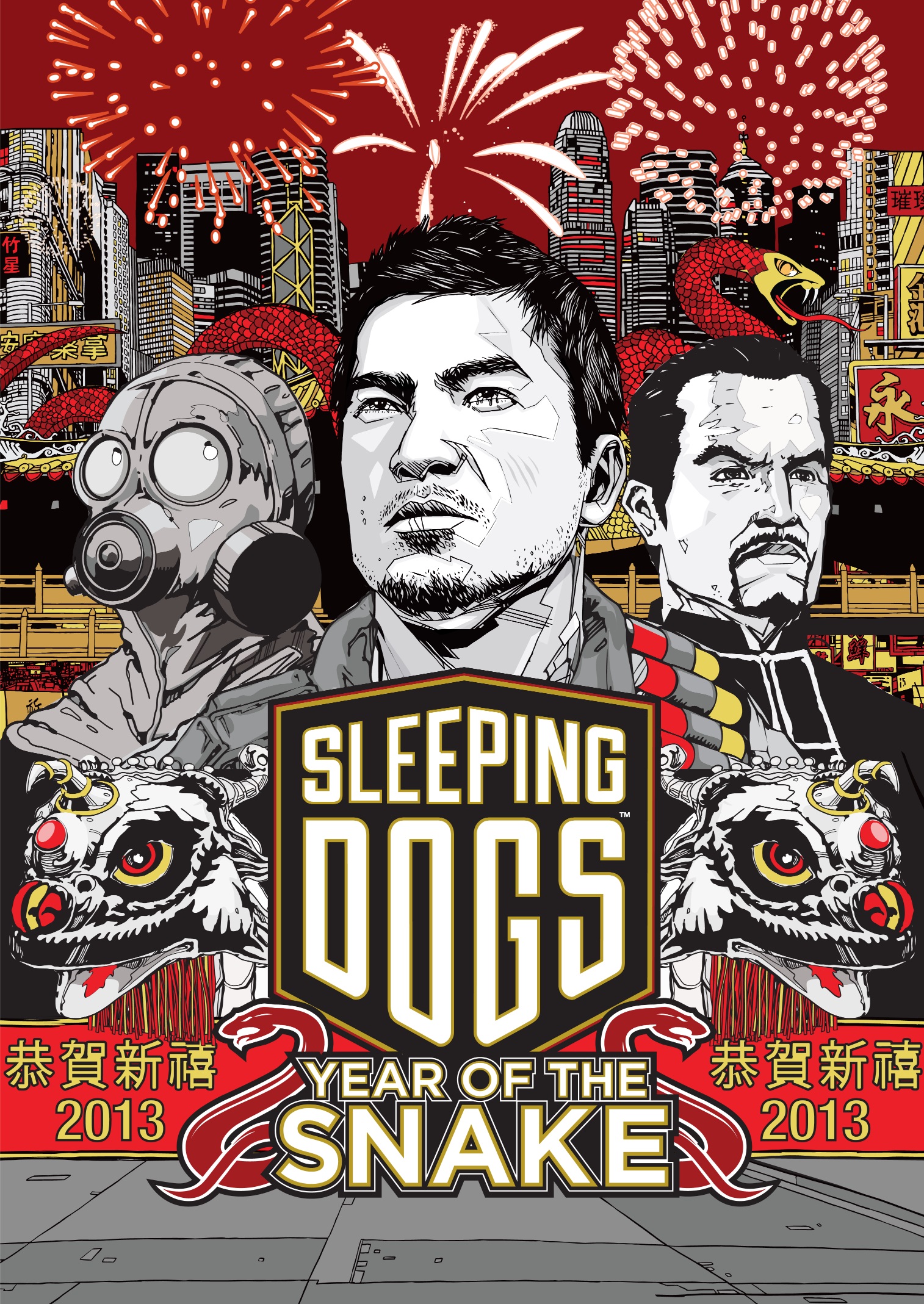 jaquette du jeu vidéo Sleeping Dogs: Year of the Snake