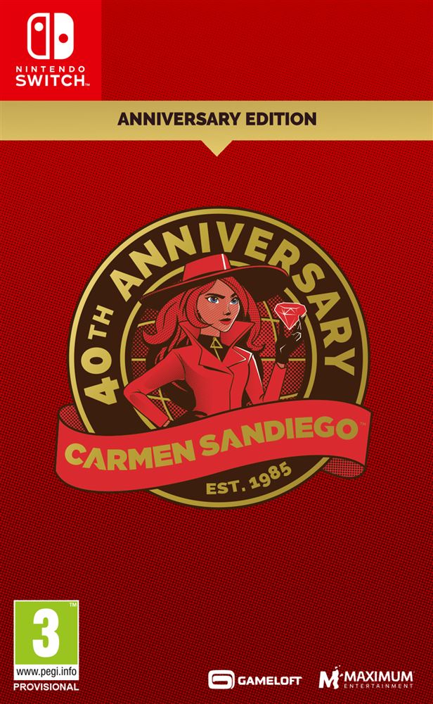 jaquette du jeu vidéo Carmen Sandiego 40th Anniversary Edition