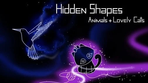jaquette du jeu vidéo Hidden Shapes: Animals + Lovely Cats