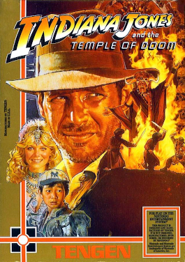 jaquette du jeu vidéo Indiana Jones and The Temple of Doom