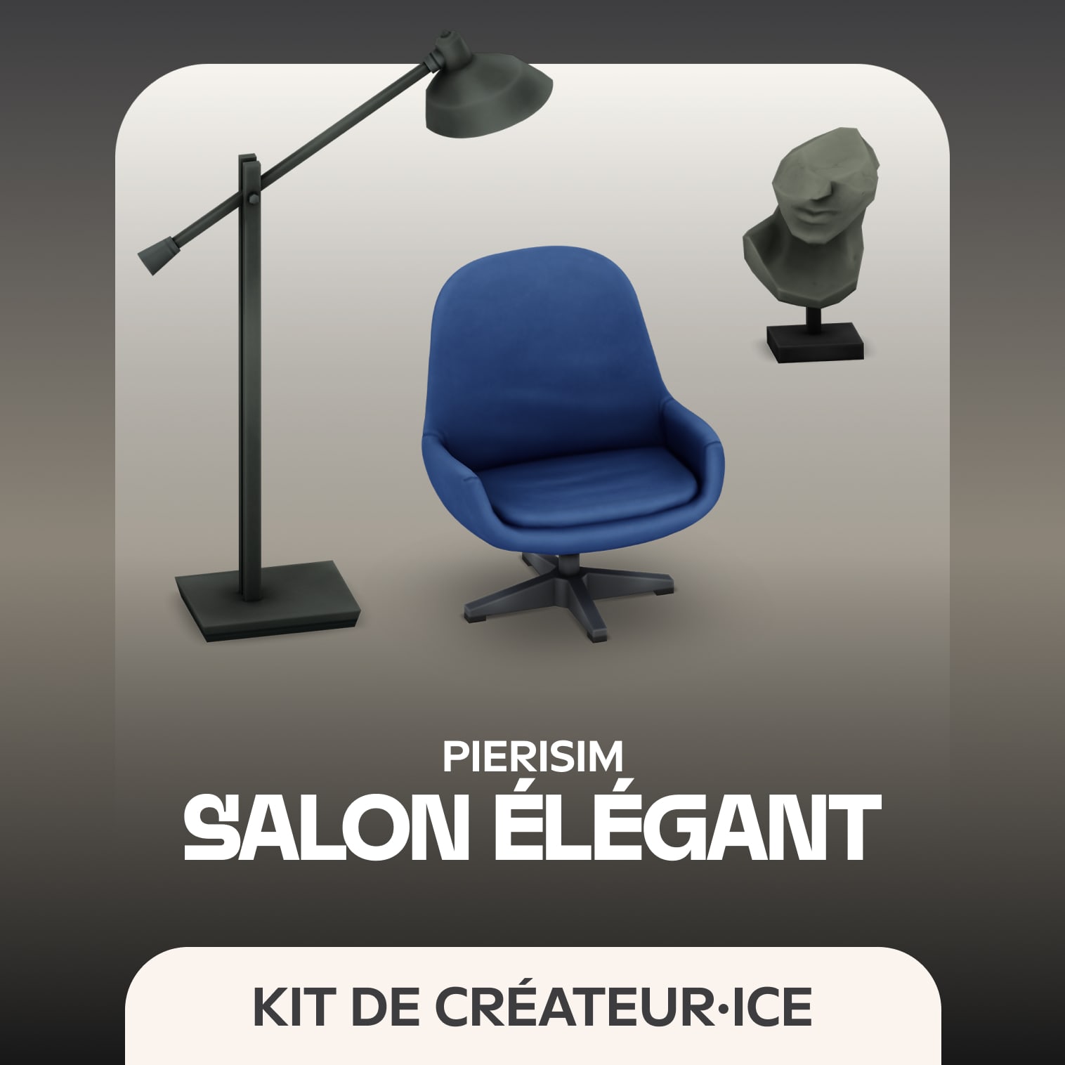 jaquette du jeu vidéo Les Sims 4 Kit Salon Elégant