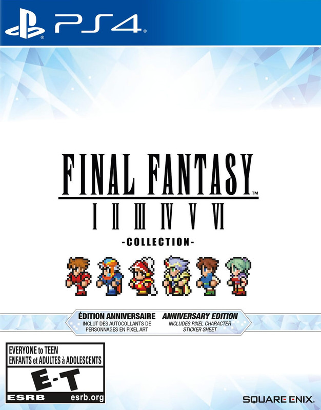 jaquette du jeu vidéo Final Fantasy I-VI Collection - Pixel Remaster