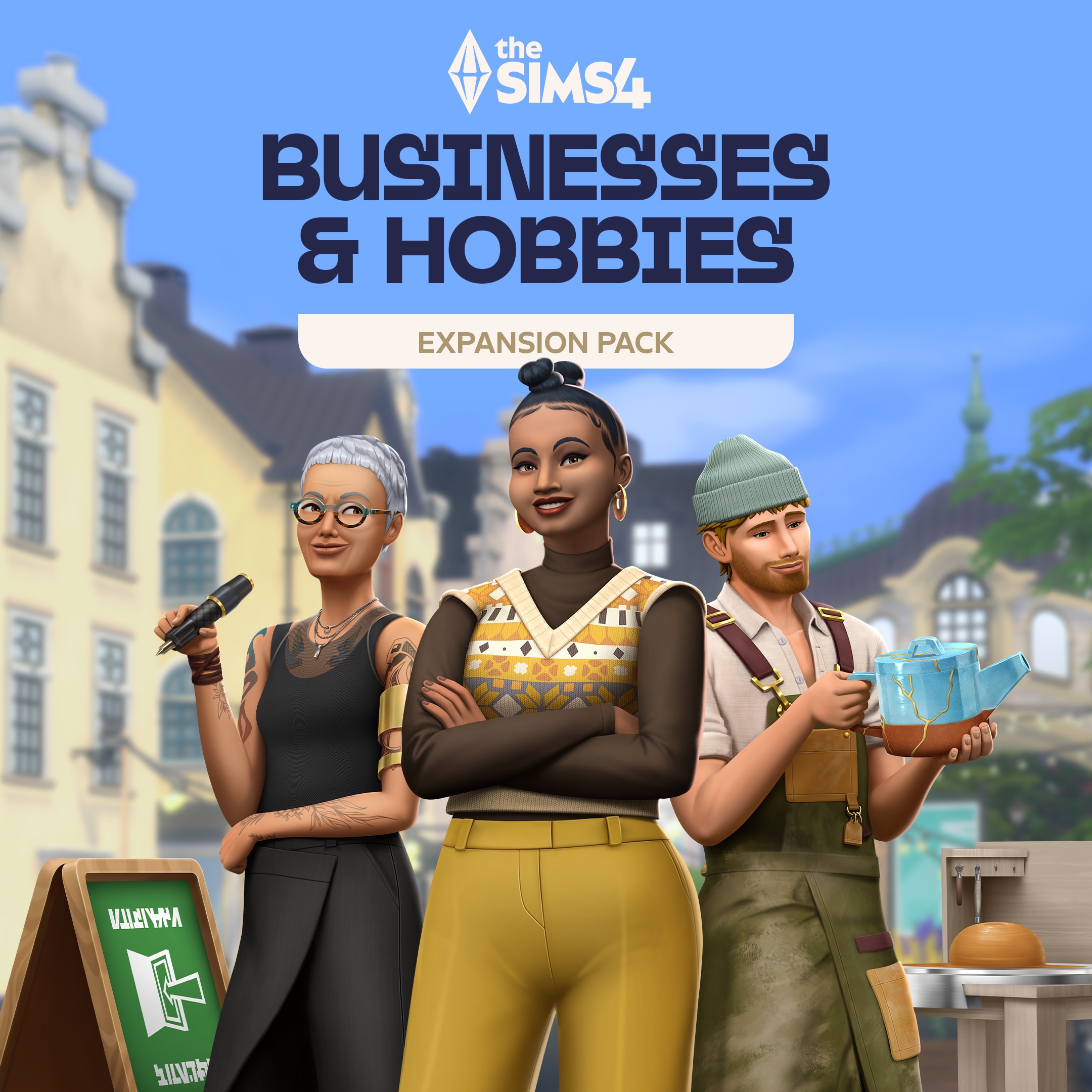 jaquette du jeu vidéo Les Sims 4 Business Et Loisirs