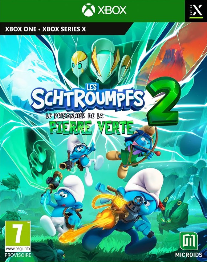 jaquette du jeu vidéo Les Schtroumpfs 2 : Le Prisonnier de la Pierre Verte