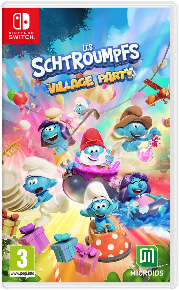 jaquette du jeu vidéo Les Schtroumpfs: Village Party