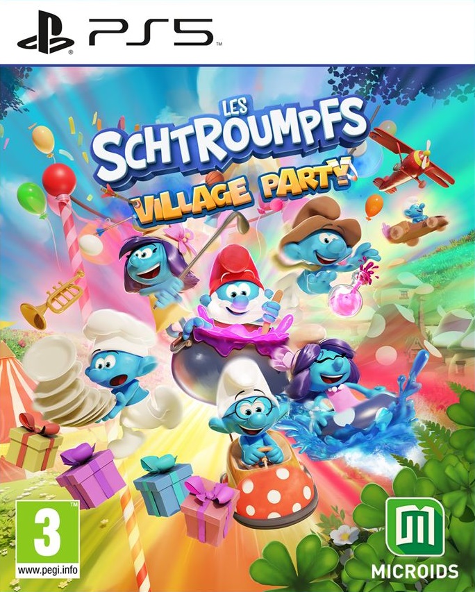 jaquette du jeu vidéo Les Schtroumpfs: Village Party