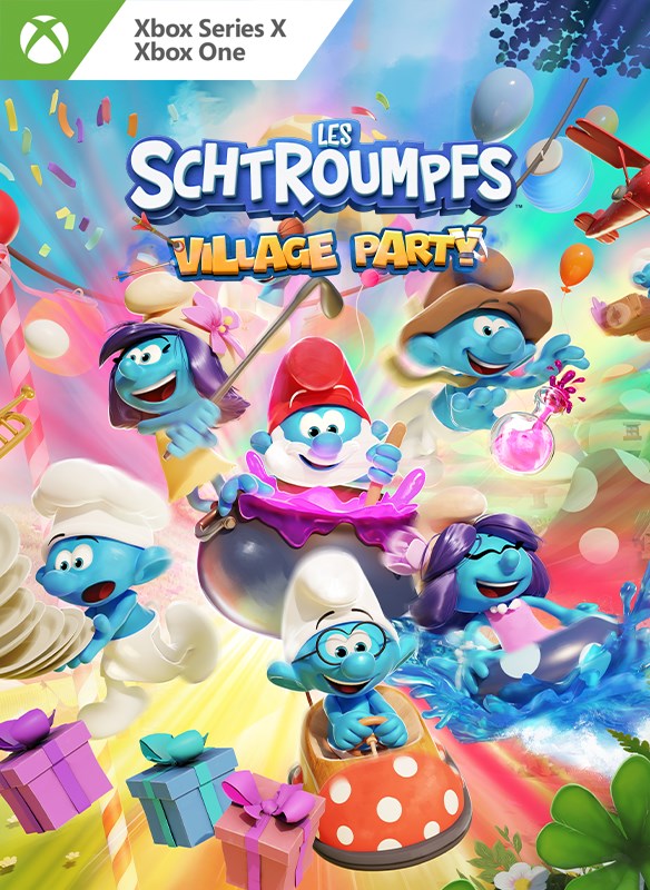 jaquette du jeu vidéo Les Schtroumpfs: Village Party