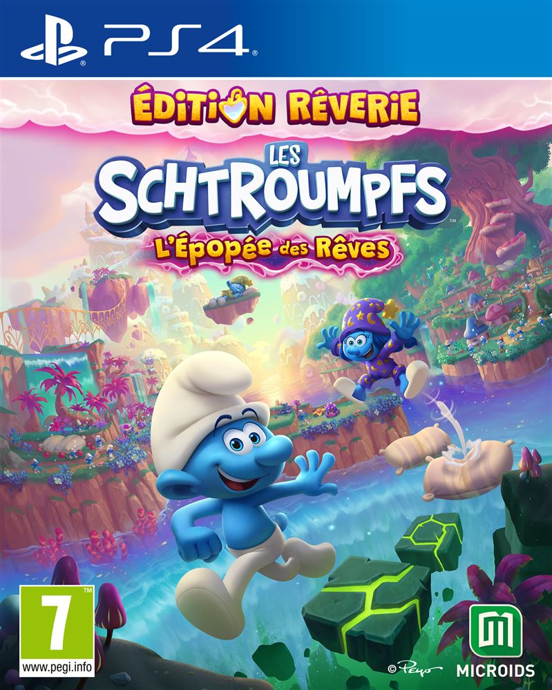 jaquette du jeu vidéo Les Schtroumpfs : L'Épopée des Rêves