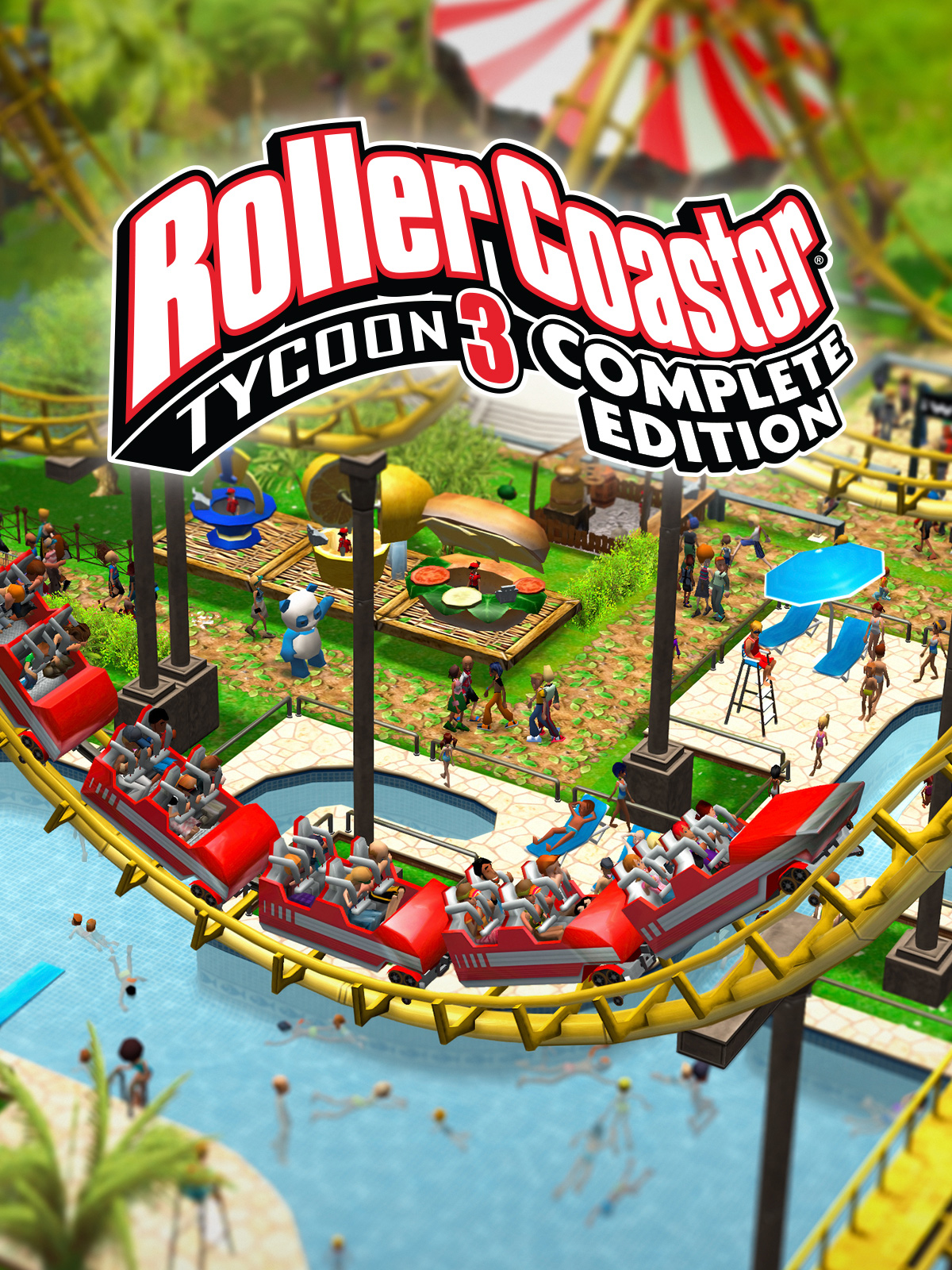 jaquette du jeu vidéo RollerCoaster Tycoon 3 : Deluxe Edition