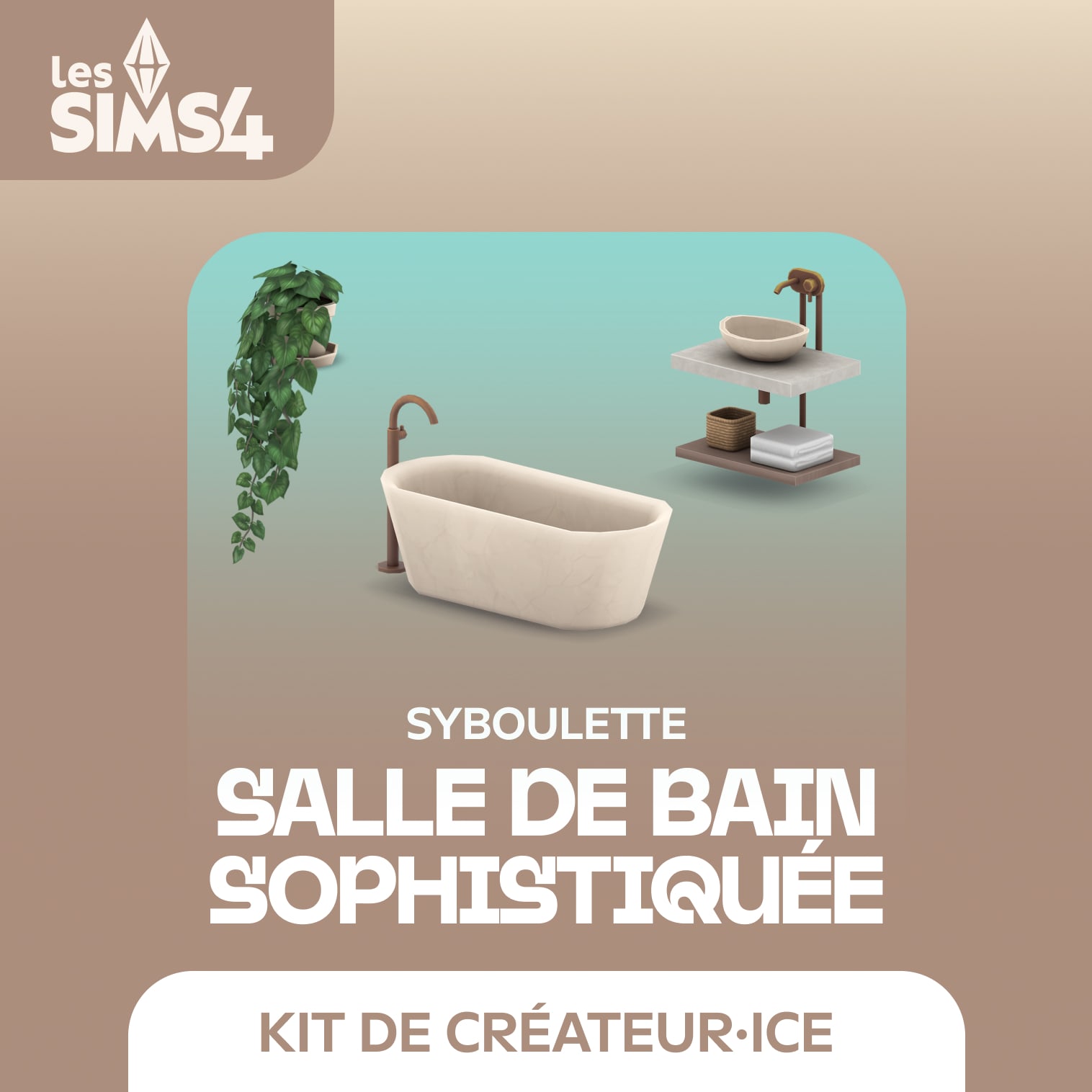jaquette du jeu vidéo Les Sims 4 Kit Salle De Bain Sophistiquée