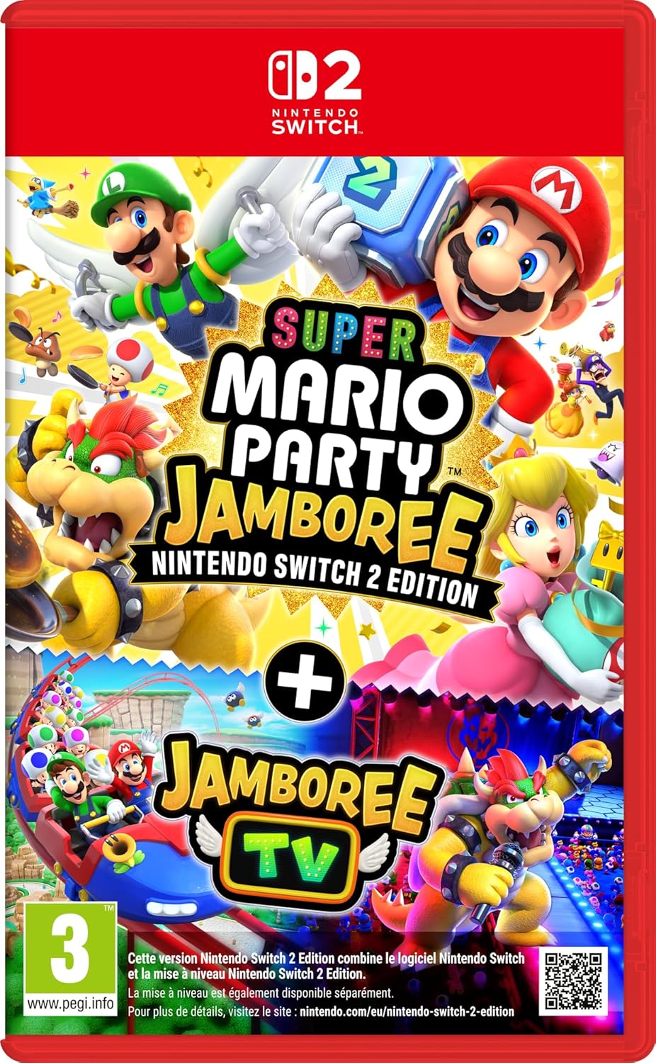 jaquette du jeu vidéo Super Mario Party Jamboree + Jamboree TV