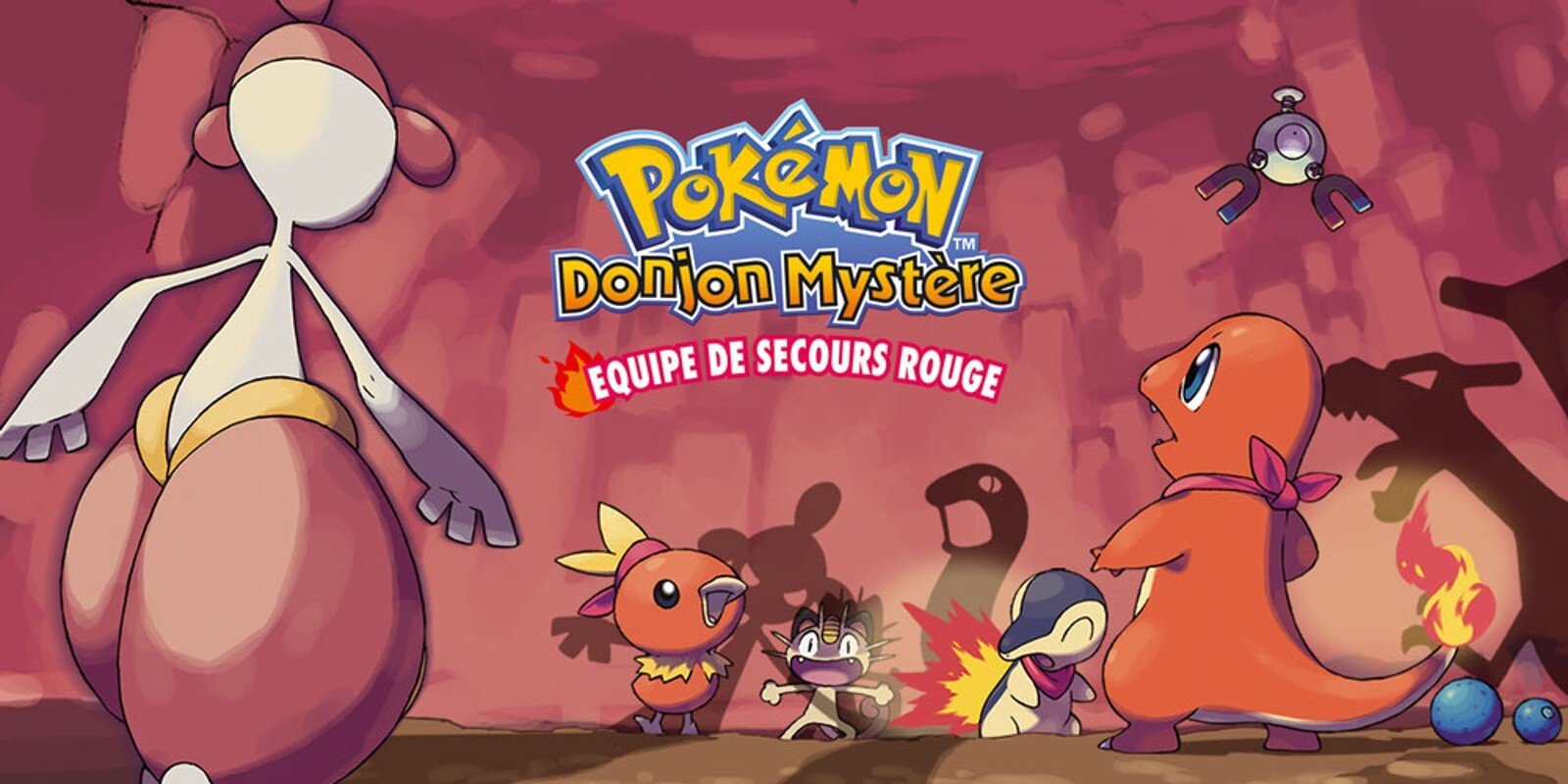 jaquette du jeu vidéo Pokémon Donjon Mystère : Équipe de Secours Rouge